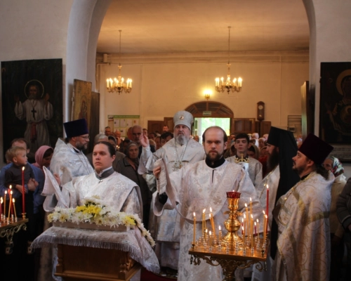 Освящение Вознесенского храма в г. Гагарине