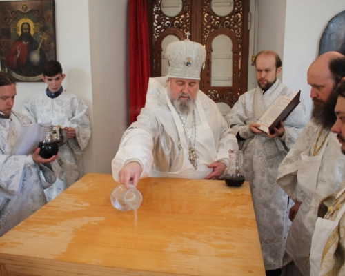 Освящение Вознесенского храма в г. Гагарине