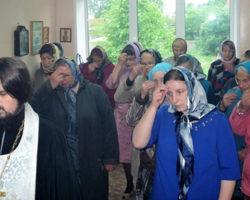 Вручение грамот в деревне Касня