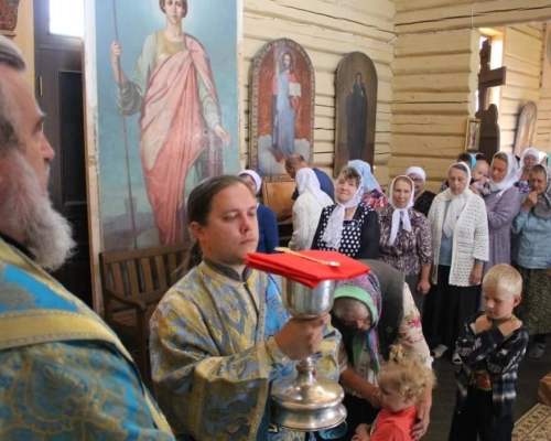 Престольный праздник в храме Владимирской иконы Божией Матери