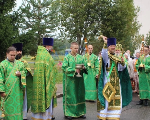 Престольный праздник в храме Александра Невского посёлка Вязьма-Брянская