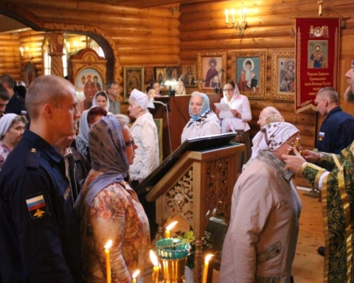 Престольный праздник в храме Александра Невского посёлка Вязьма-Брянская