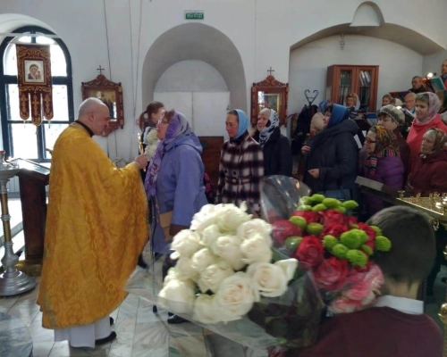 В храме Казанской иконы Божией Матери г. Гагарин состоялась Соборная Божественная литургия