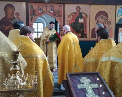 В храме Казанской иконы Божией Матери г. Гагарин состоялась Соборная Божественная литургия