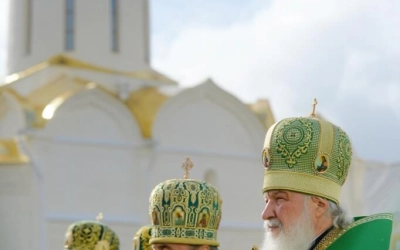 Преосвященный Сергий, епископ Вяземский и Гагаринский принял участие в Божественной литургии, в Свят