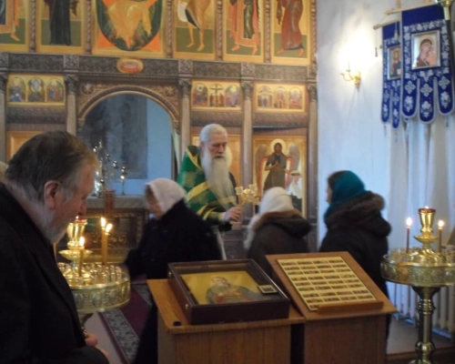 Выездная служба в Храме Богоявления Господня деревни Соколино Сычёвского района