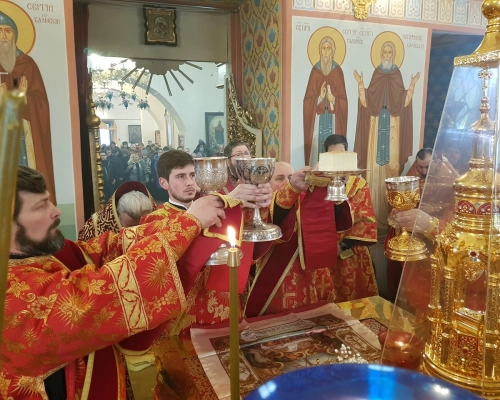 Праздничная Божественная литургия в день памяти Великомученицы Варвары