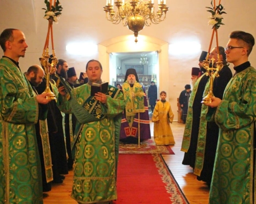 Всенощное бдение накануне дня памяти Святого преподобного Аркадия Вяземского