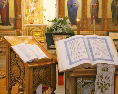 В Крещенский сочельник епископ Вяземский и Гагаринский Сергий совершил Божественную Литургию и чин В