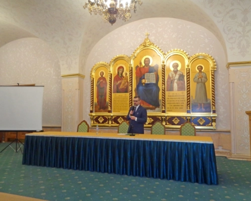 иерей Александр Курмелёв принял участие в XXVll Международных образовательных Рождественских чтениях