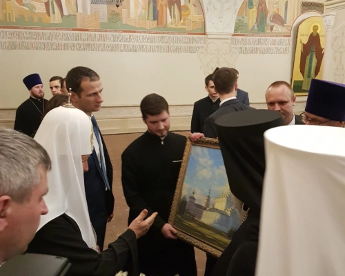Епископ Сергий поздравил Святейшего Патриарха Кирилла с 10-летием интронизации