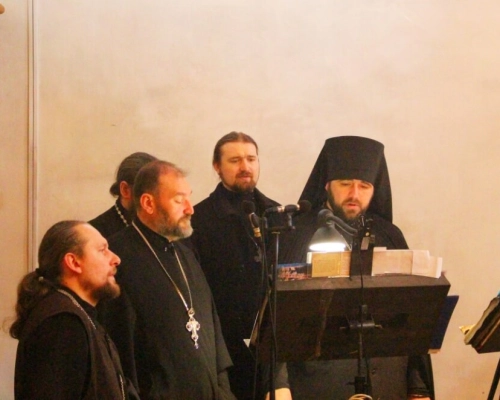 отпевание новопреставленной схимонахини Софии