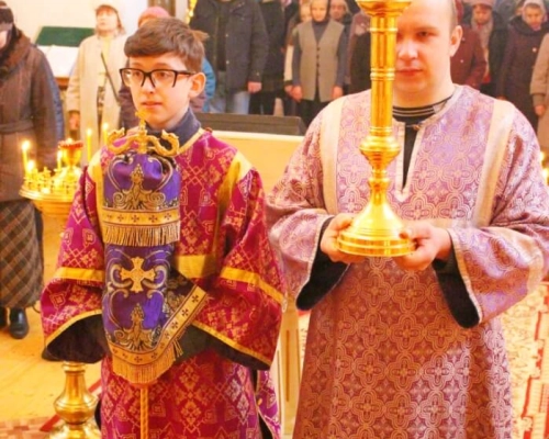 Епископ Сергий возглавил Божественную литургию в Неделю 1-ю Великого поста и день Торжества Правосла