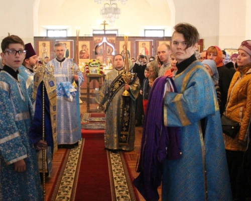 Престольный праздник на Архиерейском подворье Благовещенского собора