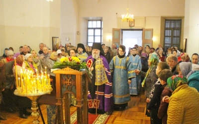 Престольный праздник на Архиерейском подворье Благовещенского собора