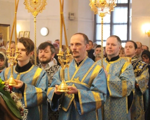 Престольный праздник на Архиерейском подворье Благовещенского собора