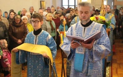 Престольный праздник на Архиерейском подворье Благовещенского собора