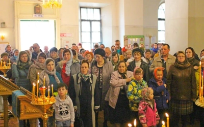 Престольный праздник на Архиерейском подворье Благовещенского собора