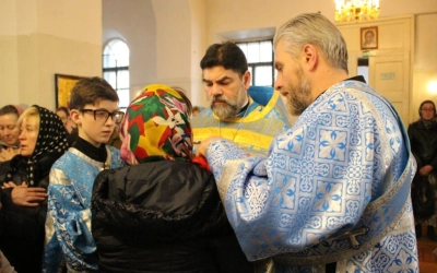 Престольный праздник на Архиерейском подворье Благовещенского собора