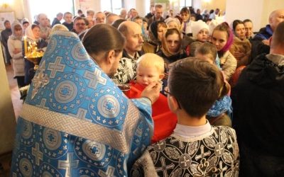 Престольный праздник на Архиерейском подворье Благовещенского собора