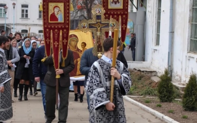 Престольный праздник на Архиерейском подворье Благовещенского собора