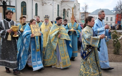 Престольный праздник на Архиерейском подворье Благовещенского собора