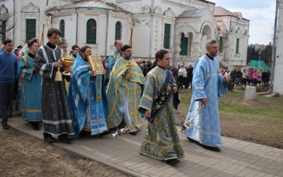 Престольный праздник на Архиерейском подворье Благовещенского собора