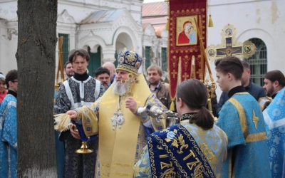 Престольный праздник на Архиерейском подворье Благовещенского собора