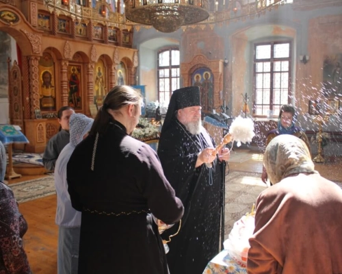 Епископ Вяземский и Гагаринский Сергий в Великую Субботу посетил ряд Вяземских храмовЕпископ Вяземск