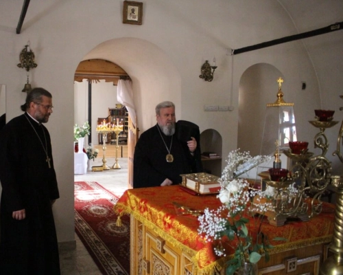 Епископ Вяземский и Гагаринский Сергий в Великую Субботу посетил ряд Вяземских храмов