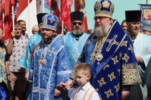 Архипастырь принял участие в Божественной литургии день чествования Смоленской иконы Божией Матери, именуемой «Одигитрия».
